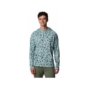 Columbia Men's Wild Cast Camp Hoodie Crushed Blue Huntfish 2XL - Columbia