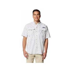 Columbia Men's Super Bahama II Shirt Cool Gray Cast N Blast Large - Columbia