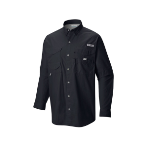 Columbia Men's PFG Bonehead Long Sleeve Shirt Black XL - Columbia