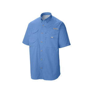Columbia Men's PFG Bonehead Short Sleeve Shirt White Cap 2XL - Columbia