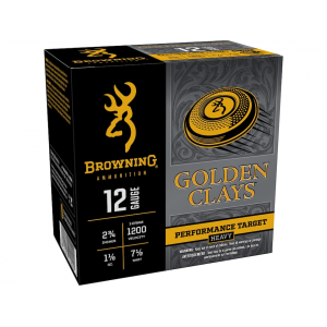 wning Golden Clays Heavy 12 Gauge 2-3/4 #7.5 Lead Shot 1-1/8 Oz Case Of 250 (10 Boxes Of 25) Ammo