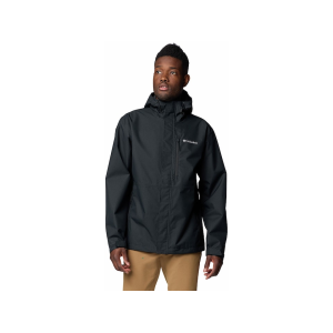 COLUMBIA Men's Hikebound II Rain Jacket Black Large