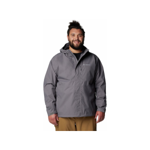 Columbia Men's Hikebound II Rain Jacket City Gray 2XL - Columbia