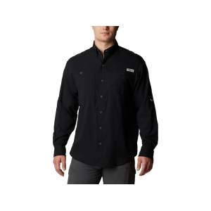 Columbia Men's PFG Tamiami II Long Sleeve Shirt Black XL - Columbia