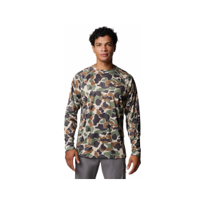 Columbia Men's Super Terminal Tackle Shirt Fossil Deltahunter Camo XL - Columbia