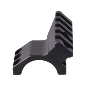 Tier One Short Saddle Ring Top Accessory Rail for 30mm Rings 45 Degree Offset Matte Black - Tier One