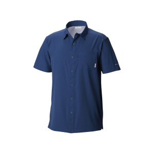 Columbia Men's PFG Slack Tide Camp Short Sleeve Shirt Carbon Large - Columbia