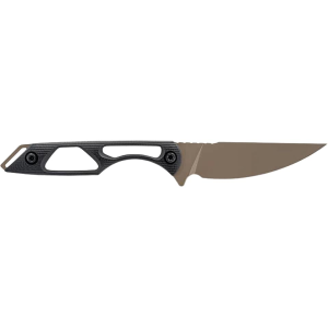 Toor Knives Willow Fixed Blade Knife 3.75" Drop Point CPM 154 Canyon Drab Blade G-10 Handle Black - Toor Knives