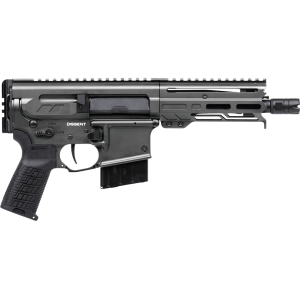 CMMG DISSENT Mk4 338 Advanced Rifle Cartridge (338 ARC) Pistol 6.5" Black Threaded Barrel 10+1 Round Tungsten Frame Black Pistol Grip - Cmmg