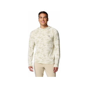 Columbia Men's PFG Uncharted Hoodie Stone Swamplands XL - Columbia