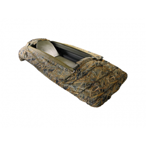 Beavertail Final Attack 8' Sneak Boat with Backrest and Blind Package Karma Wetland Camo