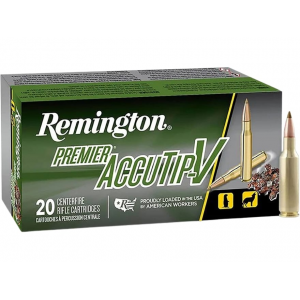 REMINGTON Premier Accutip 224 Valkyrie Ammo 60 Grain Polymer Tip Box Of 20