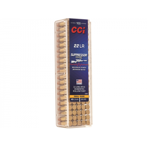  Suppressor Max 22LR 45 Grain Fragmenting Hollow Point Case Of 5000 (50 Boxes Of 100) Ammo