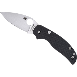 Spyderco Sage 6 Pocket Knife 3" Drop Point CPM S30V Satin Blade Carbon Fiber Handle Black - Spyderco