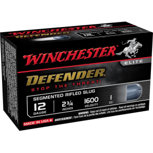 Winchester PDX1 Defender 12 Gauge Segmenting Rifled Slug 2-3/4 1oz Case Of 100 (10 Boxes Of 10) chester PDX1 Defender 12 Gauge Segmenting Rifled Slug 2-3/4 1oz Case Of 100 (10 Boxes Of 10) Ammo