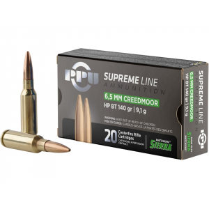  Supreme 6.5 Creedmoor 140 Grain Sierra MatchKing Jacketed Hollow Point Box Of 20 Ammo