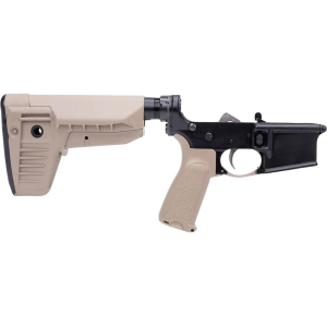 BCM MK2 RMS-M1T0 Mod-0 SOPMOD Comp AR-15 Complete Lower Receiver Anodized Flat Dark Earth - Bcm