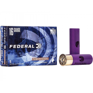 eral Power-Shok 16 Gauge 2-3/4 #1 Buckshot 12 Pellets Case Of 250 (50 Boxes Of 5) Ammo