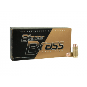 zer Brass 40 S&W 180 Grain Full Metal Jacket Box Of 50 Ammo