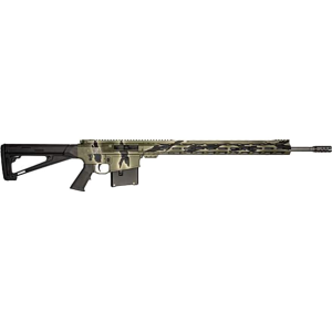 GLFA GL10 Semi Automatic Rifle 7mm Remington Magnum 24" Black Threaded Barrel Camo Frame Black Pistol Grip