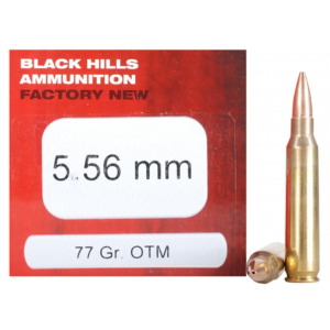 ck Hills 5.56x45mm NATO 77 Grain Open Tip Match Case Of 500 (10 Boxes Of 50) Ammo