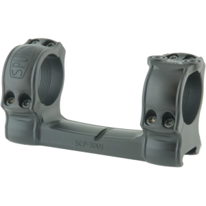 Spuhr 1 Piece Hunting Scope Mount Picatinny Style with 30mm Rings Matte Black Medium