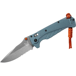 Benchmade Benchmade Adira Pocket Knife 3.88" Drop Point CPM MagnaCut Stonewashed Blade Grivory Handle Depth Blue - $250.00 at MidwayUSA