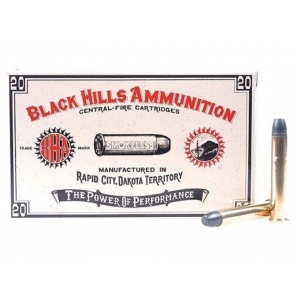 ck Hills Cowboy Action 38-55 WCF 255 Grain Flat Nose Box Of 20 Ammo