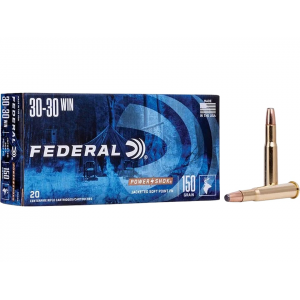 eral Power-Shok 30-30 Winchester 150 Grain Jacketed Flat Nose Case Of 200 (10 Boxes Of 20) Ammo
