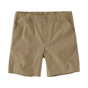 CARHARTT Men's Rugged Flex Relaxed Fit Canvas Work Shorts Dark Khaki 30