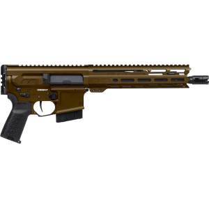 CMMG DISSENT Mk4 338 Advanced Rifle Cartridge (338 ARC) Pistol 10.5" Black Threaded Barrel 10+1 Round Midnight Bronze Frame Black Pistol Grip - Cmmg