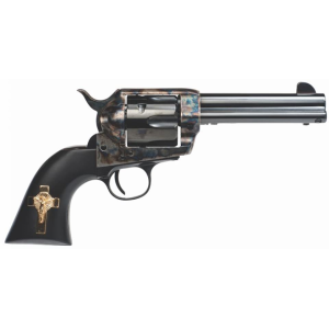 Cimarron Firearms Holy Smoker 45 Colt (Long Colt) Revolver 4.75" Blued Barrel 6 Round Black Grip