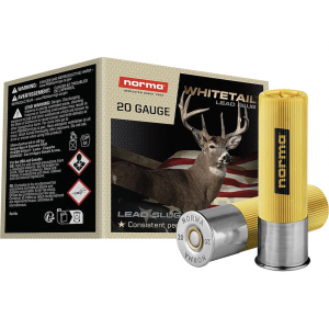 ma Whitetail 20 Gauge Rifled Slug 2-3/4 7/8oz Box Of 25 Ammo