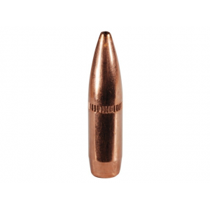 FACTORY SECOND BULLETS Factory Second Match 22 Caliber (224 Diameter) Bullets 68 Grain Jacketed Hollow Point with Cannelure Box of 100 (Bulk Packaged)