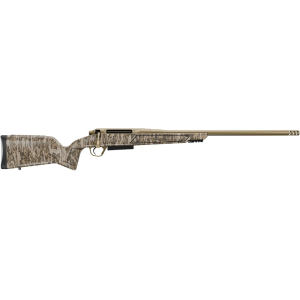 Christensen Arms Evoke Bolt Action Rifle 243 Winchester 20" Flat Dark Earth Cerakote Threaded Barrel Flat Dark Earth Cerakote Frame Mossy Oak Bottomland Field Stock - Christensen Arms