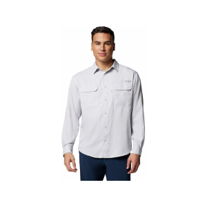 Columbia Men's PFG Backwater Shirt Cool Gray Medium - Columbia