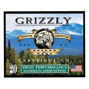 Grizzly Cartridge High Performance Handgun 44 Remington Magnum +P+ Ammo 240 Grain Jacketed Hollow Point Box of 20 - Grizzly Cartridge