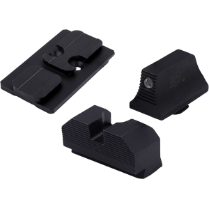 XS Sight Systems Tritium Sight Set with Optic Plate for Acro Glock 17, 19, 22-24, 26, 27, 31-36, 38 - Xs Sight Systems