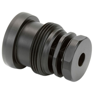 GRIFFIN ARMAMENT Taper Mount EZ Brake Suppressor Mount 7.62mm M13-0.75 Thread Stainless Steel Nitride