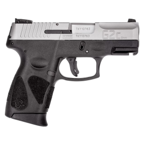 Taurus G2C 9mm Luger Pistol 3.2" Barrel 10+1 Round Matte Stainless Slide Matte Black Grip Black Frame