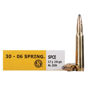 lier & Bellot 30-06 Springfield 150 Grain Jacketed Soft Point Box Of 20 Ammo