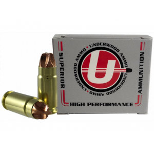 Underwood Xtreme Defender 9x25mm Dillon Ammo 90 Grain Lehigh Xtreme Defense Fluted Lead Free Box Of 20