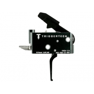 TRIGGERTECH Adaptable Primary Trigger Group Flat Bow AR-15, LR-308 Two Stage Black