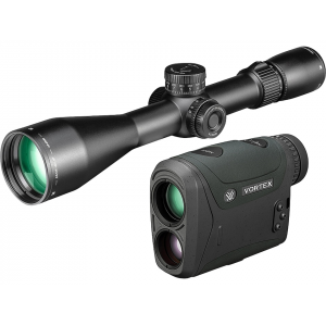 VORTEX OPTICS Razor HD LHT Rifle Scope 4.5-22x 50mm Illuminated XLR-2 MOA Reticle with Razor HD 4000 Rangefinder