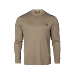 FIRST LITE Men's Yuma Long Sleeve Base Layer Shirt Walnut 2XL