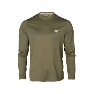 FIRST LITE Men's Yuma Long Sleeve Base Layer Shirt Conifer Large