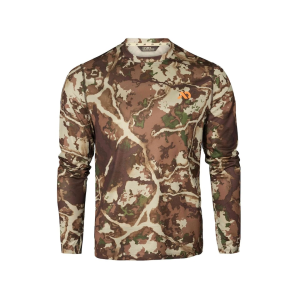 FIRST LITE Men's Yuma Long Sleeve Base Layer Shirt  Fusion Large