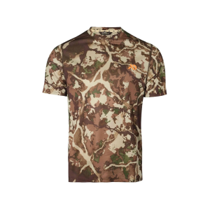 FIRST LITE Men's Yuma Short Sleeve Base Layer Shirt  Fusion Medium