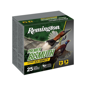 ington Premier Hevi Bismuth 20 Gauge 3 #2 Bismuth Shot 1-1/8 Oz Case Of 250 (10 Boxes Of 25) Ammo
