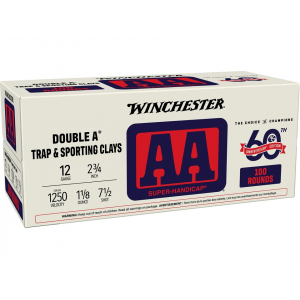 chester AA Super-Handicap Heavy Target 12 Gauge 2-3/4 #7-1/2 Lead Shot 1-1/8 Oz Box Of 100 Ammo
